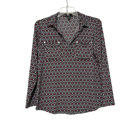 Jones New York Printed Tunic Top, Size M - Picture 1 of 6